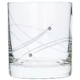 WHISKEY POHÁR 6DB-OS KRISTÁLYBERAKÁSSAL DÍSZÍTETT 300ML