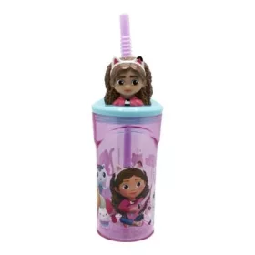 POHÁR SZÍVÓSZÁLAS 3D 360ML GABBY