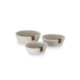 KOSÁR TEXTIL 3DB-OS 13X12X4CM / 14X14,5X6CM / 15X15,5X6CM