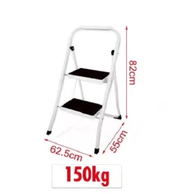 LÉTRA 2 FOKOS FÉM 62,5X55X82CM 150KG MAX.