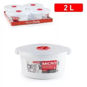 ÉTELTÁROLÓ DOBOZ KEREK MŰA. 2L MIKRÓZHATÓ