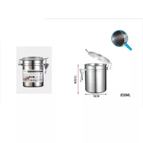 TÁROLÓ TÉGELY CSATOS FEDŐVEL 10X12,5CM 850ML