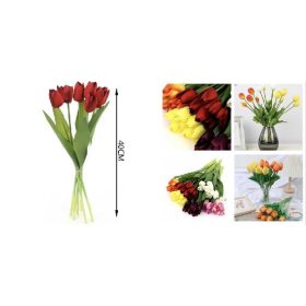 MŰVIRÁG TULIPÁN 40CM TÖBB FÉLE SZ.