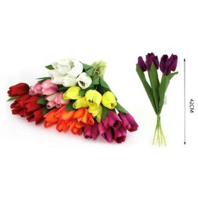 MŰVIRÁG TULIPÁN 42CM TÖBB FÉLE SZ.