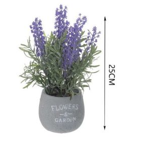 MŰVIRÁG LEVENDULA CSEREPES 25CM