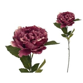 MŰVIRÁG BAZSARÓZSA SZÁLAS RÓZSA 80CM LILA SZÍNŰ