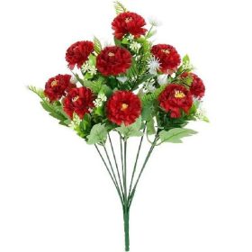 MŰVIRÁG CSOKOR 47CM PIROS