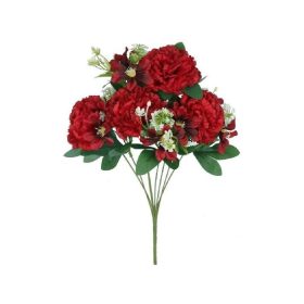 MŰVIRÁG RÓZSA CSOKOR 45CM PIROS SZÍNŰ