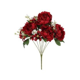 MŰVIRÁG RÓZSA CSOKOR 45CM PIROS SZÍNŰ