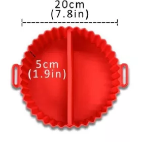 SÜTŐFORMA SZILIKON OSZTOTT 20CM