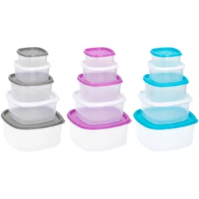 TÁROLÓDOBOZ SZETT MŰA. 10RÉSZES 3SZÍN