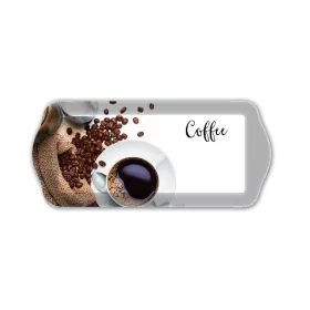 ZSERBÓS TÁLCA 33*14,5*2,5CM MŰA.  "COFFEE"