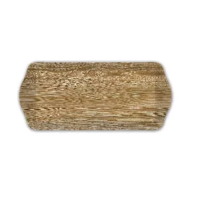 ZSERBÓS TÁLCA 33*14,5*2,5CM MŰA.  NATÚR/FA MINTÁS
