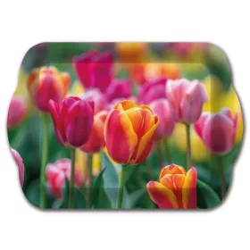 UZSONNÁS TÁLCA 21X14,3X2CM MŰA. TULIPÁN