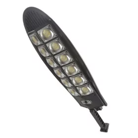   Napelemes Utcai LED Lámpa 60W – Kültéri Világítás Fekete Kivitelben