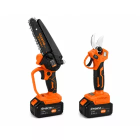   HAINA H-BCD2-6804 Akkus ágvágó láncfűrész és metszőolló szett 6 " 2 db akku 68 V