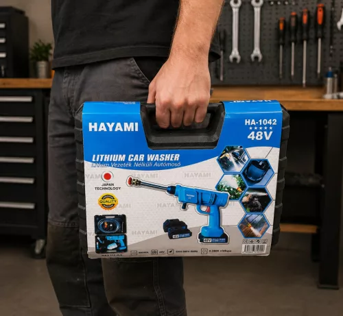 Hayami HA-1042 nagynyomású akkus mosó 48 V