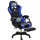 Likeregal 920 Gamer Szék – Lábtartóval és Masszázs Funkcióval, Kék Ergonomikus Szék