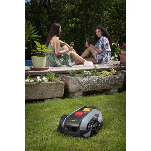 Riwall PRO RRM 500 APP - akkumulátoros robotfűnyíró 500 m2, Wi-Fi és Bluetooth vezérlési lehetőséggel