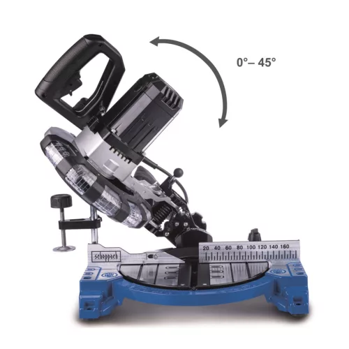 Scheppach HM 210 L gérvágó fűrész lézerrel