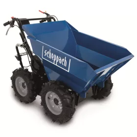   Scheppach DP 3000 - kerekes 4 x 4 meghajtású minidömper mechanikus billenéssel és 300 kg-os terheléssel 