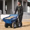 Scheppach DP 3000 - kerekes 4 x 4 meghajtású minidömper mechanikus billenéssel és 300 kg-os terheléssel 