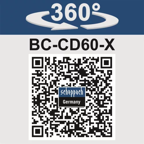 Scheppach BC-CD60-X-SET S akkus 20 V-os IXES ütvefúró-csavarozó (2Ah akkuval és 2,4A töltővel)