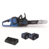 Scheppach BC-CS355DUO-X-SET XL2 2x20 V IXES akkus láncfűrész + 2x 4Ah akkumulátor + 4,5 A-es dupla töltő