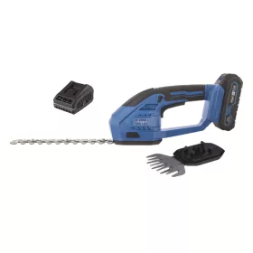   Scheppach C-HTGS200-X-SET S IXES 20V akkus fű- és bokornyíró olló (2Ah akkuval és 2,4A töltővel)