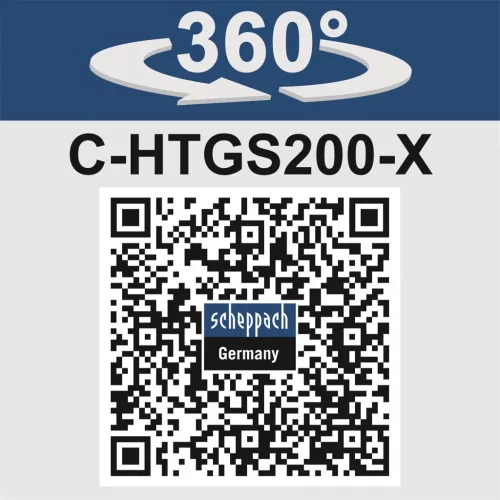 Scheppach C-HTGS200-X-SET S IXES 20V akkus fű- és bokornyíró olló (2Ah akkuval és 2,4A töltővel)