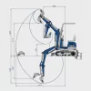 Scheppach EXC 1400 mini forgó kotrógép