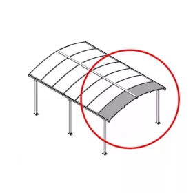  Palram - Canopia Bővítő elem Arcadia kocsibeállókhoz (70 cm)