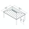 Palram - Canopia Dallas 14x20 Luxus kategóriás kerti pavilon