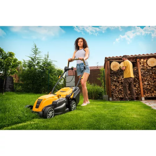 Riwall PRO REM 3817 elektromos fűnyíró 2 az 1-ben