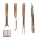 Riwall PRO RBBQ 4W SET 4-részes prémium rozsdamentes acél grilleszköz készlet