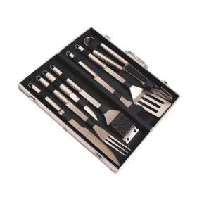   Riwall PRO RBBQ 7S SET 7-részes rozsdamentes acél grilleszköz készlet kofferben