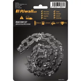   Riwall PRO Fűrészlánc .325" 1,5 mm (20" vezetőlemez) 76 láncszem RPCS 6150 / RPCS 5550-hez