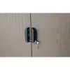 Riwall PRO RMSA 6x8 Brown fém kerti tároló 2,4 x 1,7 m nyeregtetővel (barna)