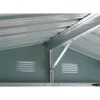 Riwall PRO RMSA 6x8 Brown fém kerti tároló 2,4 x 1,7 m nyeregtetővel (barna)