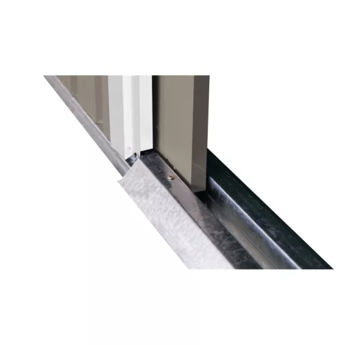 Riwall PRO RMSA 6x8 Brown fém kerti tároló 2,4 x 1,7 m nyeregtetővel (barna)