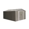Riwall PRO RMSA 12x10 Brown fém kerti tároló 3 x 3,7 m nyeregtetővel (barna)