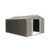 Riwall PRO RMSA 12x10 Brown fém kerti tároló 3 x 3,7 m nyeregtetővel (barna)
