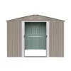 Riwall PRO RMSA 12x10 Brown fém kerti tároló 3 x 3,7 m nyeregtetővel (barna)