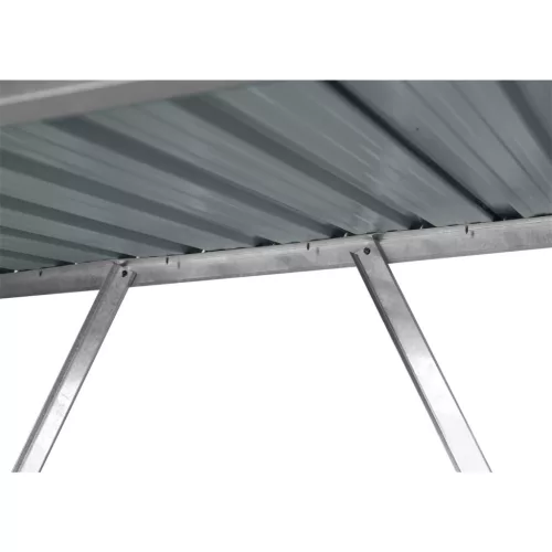 Riwall PRO RMWS 3x7 Anthracite tűzifatároló lejtős tetővel 2 x 1,5 m (antracit)