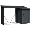 Riwall PRO RMWS 3x9 Anthracite tűzifatároló fészerrel 2,7 x 1,6 m (antracit)