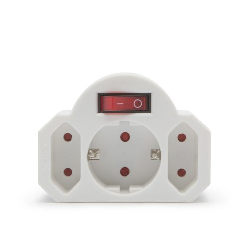 3-as fali elosztó - kapcsolóval