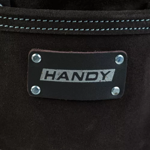 Professzionális bőr szerszámtartó öv - 7 zseb, 1 kalapácstartó, 4 ceruzatartó