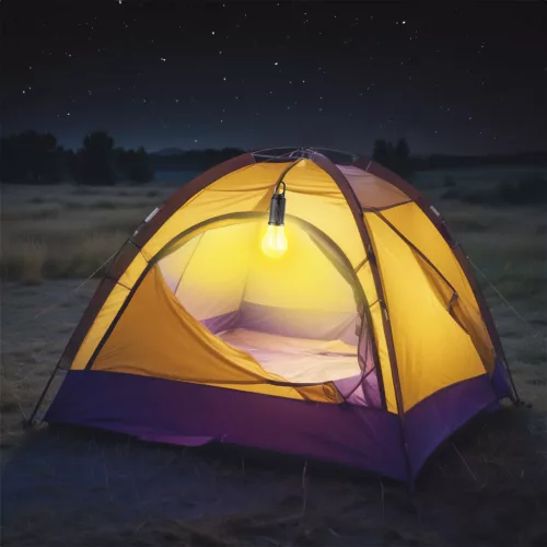 Akasztható szolár lámpa - villanykörte alakú - USB-C - 100 lumen - 400 mAh