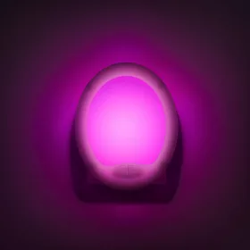   LED éjszakai fény, színváltós - Premium "Smooth" - 7 LED