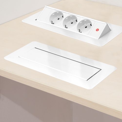 Rejtett elosztó - 3-as - Felnyíló kivitel - fehér